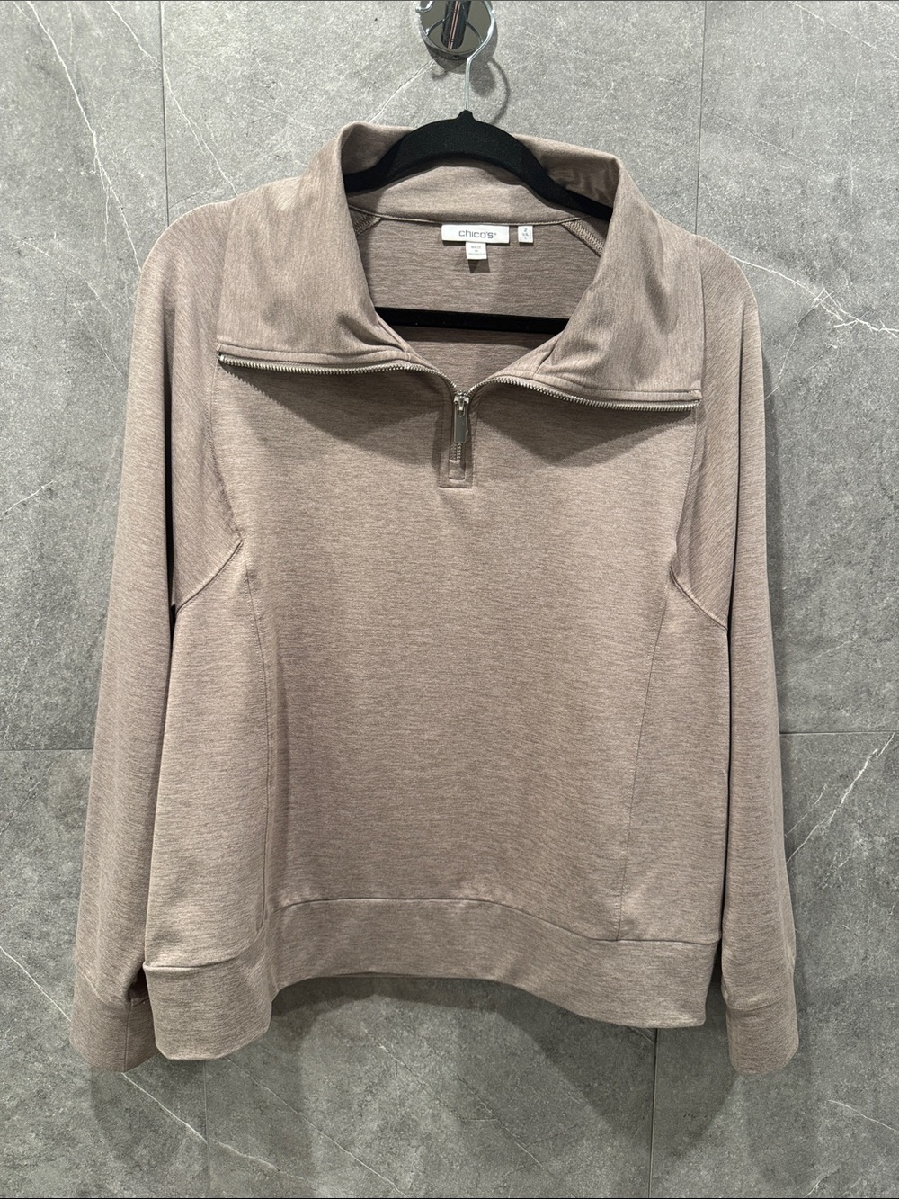 Women's Chico Crewneck Pullover in Taupe